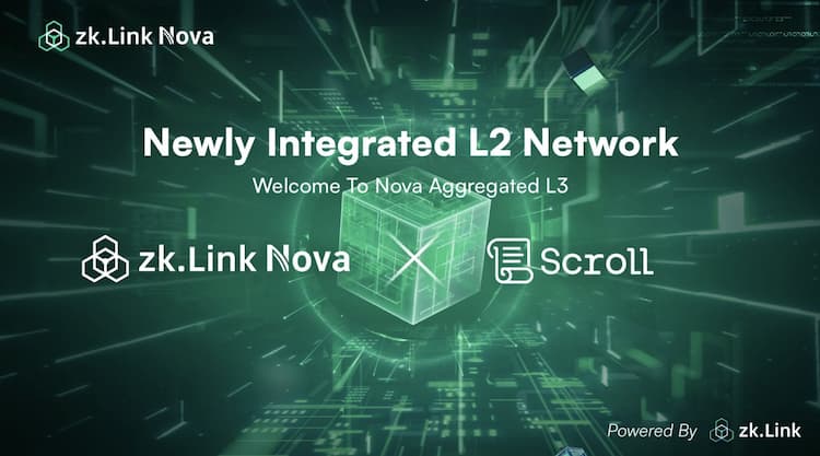 zkLink Nova announces an integration with Scroll.