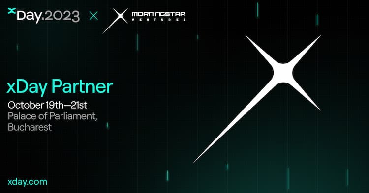 MultiversX announces Morningstar Ventures as a new partner at a xDay Hackathon.