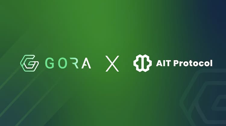 AIT Protocol announces a partnership with Gora Network to advance decentralized AI by leveraging Gora's multichain compute network for on-chain AI agents, model building, and decentralized computing.