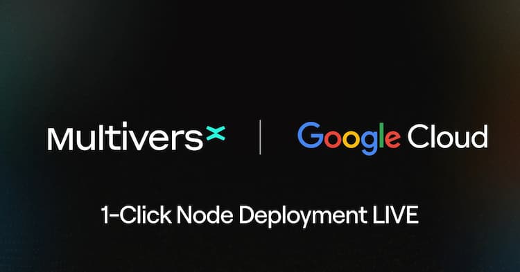 MultiversX blockchain node services are now available on Google Cloud.