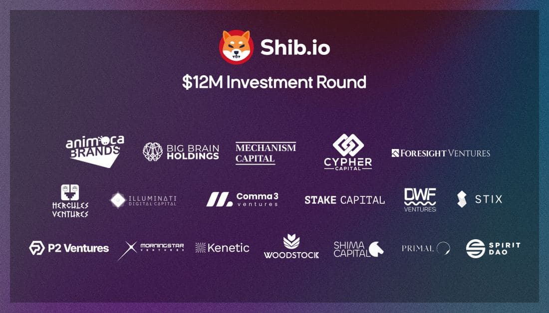 Shiba Inu Announces $12M in Funding