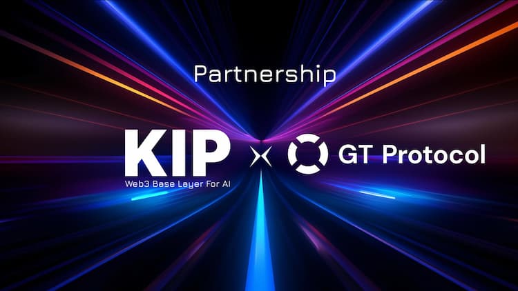 KIP Protocol announces a strategic partnership with GT Protocol, a Web3 AI execution protocol to drive decentralized AI adoption.