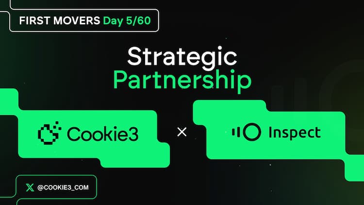 Inspect announces a strategic partnership with Cookie3 to bridge Key Opinion Leaders (KOLs) with Web3 projects, fostering an environment ripe for innovation and growth.