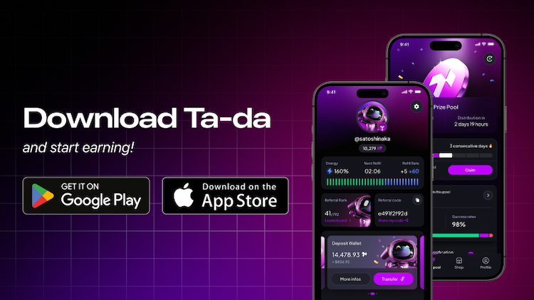 Ta-da app is now live on Apple Store and Google Play Store.