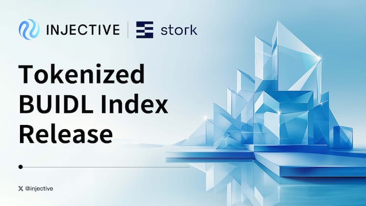 Injective launches the first-ever tokenized index for BlackRock's Buidl fund, enabling decentralized access to real-world assets through blockchain technology.