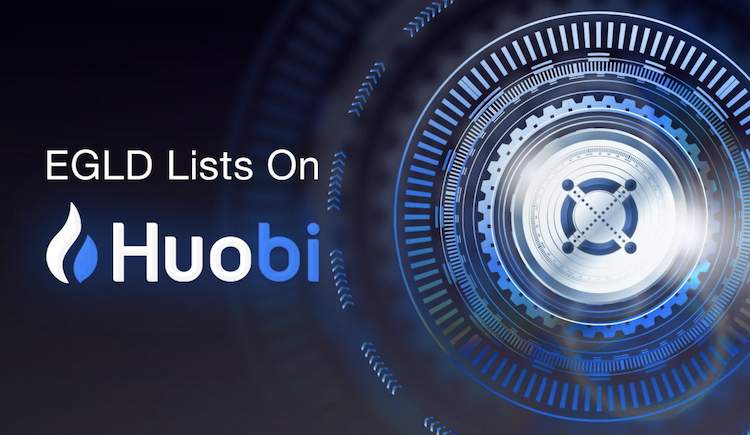 Elrond $EGLD gets listed on Huobi.